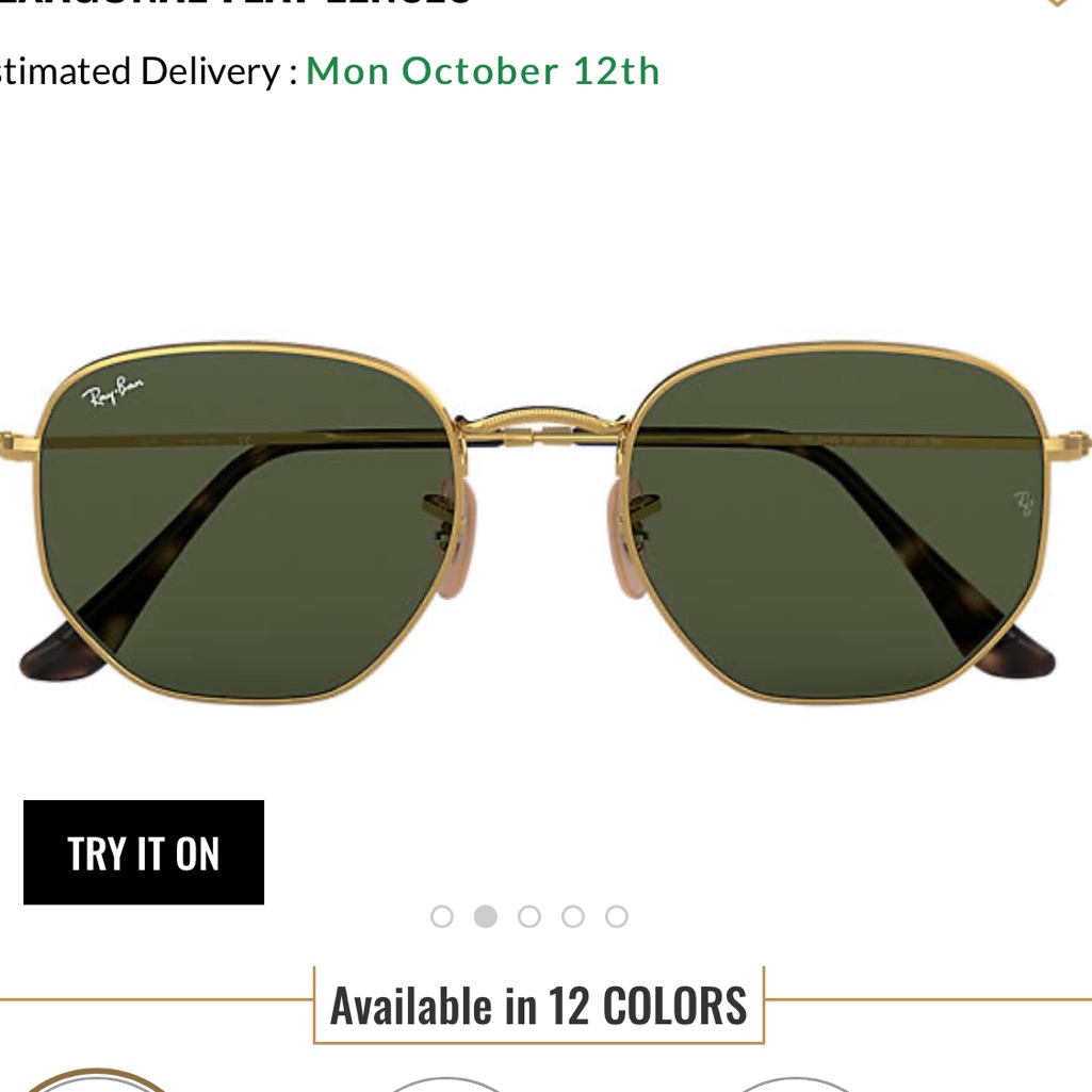 Ray Bans Hexagonal Shape